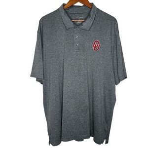 Oklahoma‎ Sooners Champion polo gray with embroidered OU Sz XXL